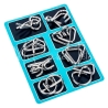 Casse-Tête en Métal : 8 casse-têtes (lot bleu)