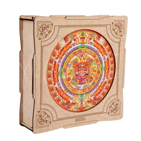 Puzzle en Bois : Le Calendrier Maya - Mr Casse-Tête