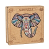 Puzzle en Bois : L'Éléphant
