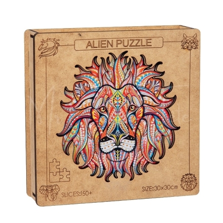 Puzzle en Bois : Le Lion - Mr Casse-Tête