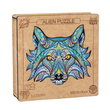 Puzzle en Bois : Le Loup - Mr Casse-Tête