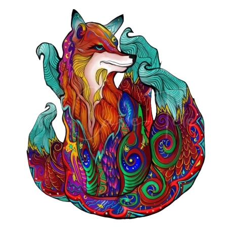 Puzzle en Bois : Le Renard