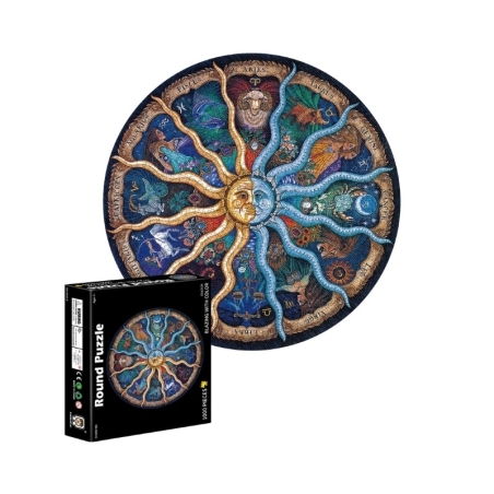 Puzzle Rond 1000 pièces ⎪ Le Zodiaque ⎪ Mr Casse-Tête