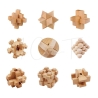 9 Casses-Têtes en Bois du Coffret