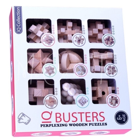 Coffret 9 Casse-Têtes en Bois