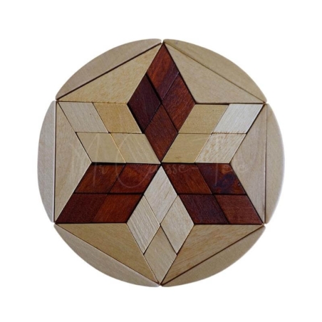 Casse-Tête En Bois : Tangram Royal - Mr Casse-Tête