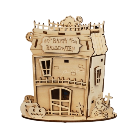 Puzzle 3D : Maison Du Zombie D'Halloween - Mr Casse-Tête