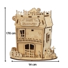 Puzzle 3D : Maison Du Zombie D'Halloween - Dimensions - Mr Casse-Tête