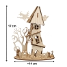Puzzle 3D : Maison De La Sorcière D'Halloween - Dimensions - Mr Casse-Tête