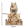 Puzzle 3D : Manoir Hanté D'Halloween - Dimensions - Mr Casse-Tête