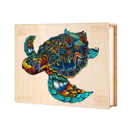Puzzle En Bois : La Tortue de Mer - Mr Casse-Tête