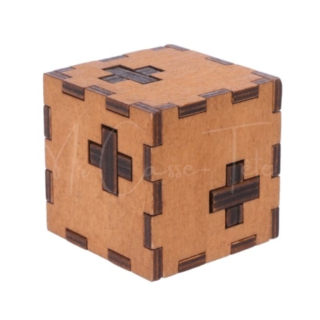 Casse-Tête en Bois : La Boîte Secrète (Cube Suisse)