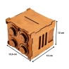 Casse-Tête En Bois : Le Coffre Fort Crypté - Dimensions - Mr Casse-Tête