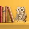 Puzzle 3D En Bois : Le Hibou Horloge - Décor - Mr Casse-Tête