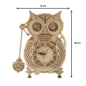 Puzzle 3D En Bois : Le Hibou Horloge - Dimensions - Mr Casse-Tête