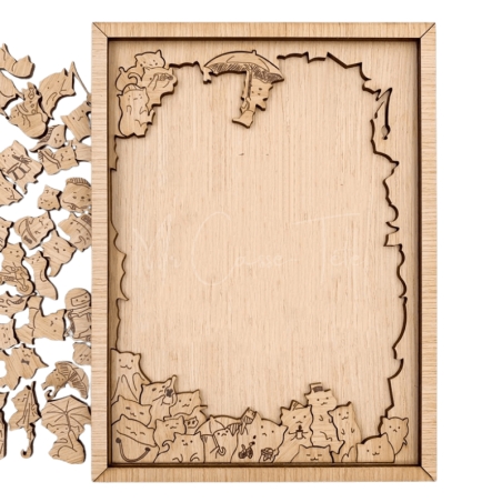 Puzzle En Bois : Les 100 Chats - Mr Casse-Tête