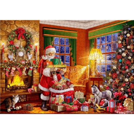 Puzzle Classique - Le Père Noël Est De Passage - Mr Casse-Tête