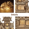 Puzzle 3D : Le Château Hanté d'Halloween - Détails - Mr Casse-Tête