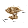 Puzzle 3D : L'Aérostat - Dimensions - Mr Casse-Tête