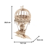 Puzzle 3D en bois - Le Ballon Dirigeable - Dimensions - Mr Casse-Tête
