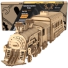 Puzzle 3D en bois - Locomotive et wagon - Emballage - Mr Casse-Tête