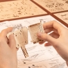 Puzzle 3D En Bois : Le Tacot - Pièces - Mr Casse-Tête