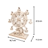 Puzzle 3D en bois - Grande Roue boite à musique - Dimensions - Mr Casse-Tete