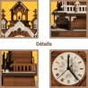 Puzzle 3D en bois - L'Horloge Suisse - Détails - Mr Casse-Tête