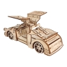 Puzzle 3D En Bois : Le Bolide - Vue Arrière -  Mr Casse-Tête