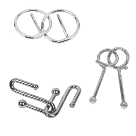 Casse-Tête En Métal : 3 Grandes Boucles - Lot n°1 - Mr Casse-Tête