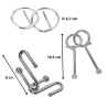 Casse-Tête En Métal : 3 Grandes Boucles - Dimensions - Mr Casse-Tête