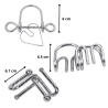 Casse-Tête En Métal : 3 Grandes Boucles - Lot n°2  - Dimensions - Mr Casse-Tête