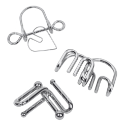 Casse-Tête En Métal : 3 Grandes Boucles - Lot n°2  - Mr Casse-Tête