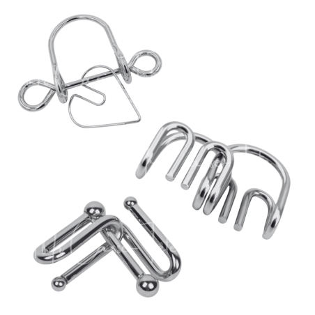 Casse-Tête En Métal : 3 Grandes Boucles - Lot n°2  - Mr Casse-Tête