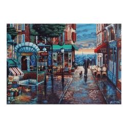Grand Puzzle 1000 Pièces : Montmartre Vintage - Poster - Mr Casse-Tête