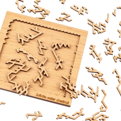 Casse-Tête En Bois - Le Puzzle aux Zigzags Infinis - Mr Casse-Tête