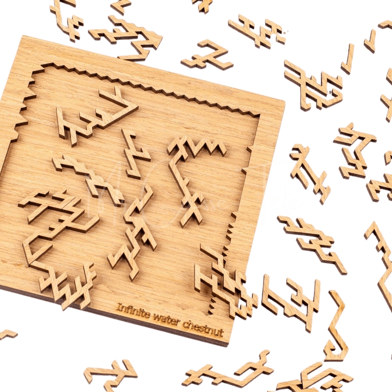 Casse-Tête En Bois - Le Puzzle aux Zigzags Infinis - Mr Casse-Tête
