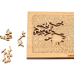 Casse-Tête En Bois - Le Puzzle aux Zigzags Infinis - Autre vue - Mr Casse-Tête