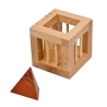 Casse-Tête en Bois : La Pyramide Emprisonnée (libérée)