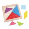 Casse-Tête En Bois : Le Tangram Multicolore - Vue 1 - Mr Casse-Tête