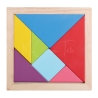 Casse-Tête En Bois : Le Tangram Multicolore - Mr Casse-Tête