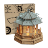 Puzzle 3D en bois assemblé de la Lanterne Impériale Chinoise et son carton de rangement - Mr Casse-Tête