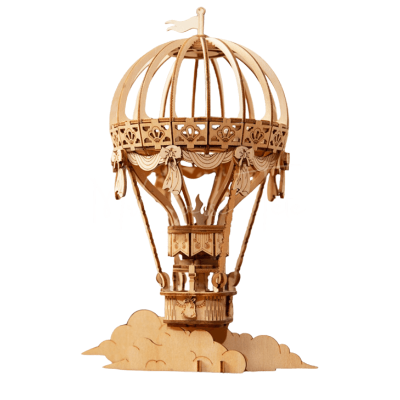 mongolfière puzzle maquette